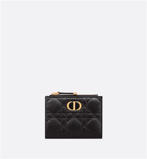 christian dior capricorn wallet|Dior Caro Dahlia Wallet Black Supple Cannage .